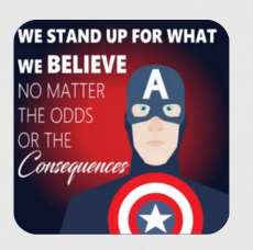 Captain America Fridge Magnet